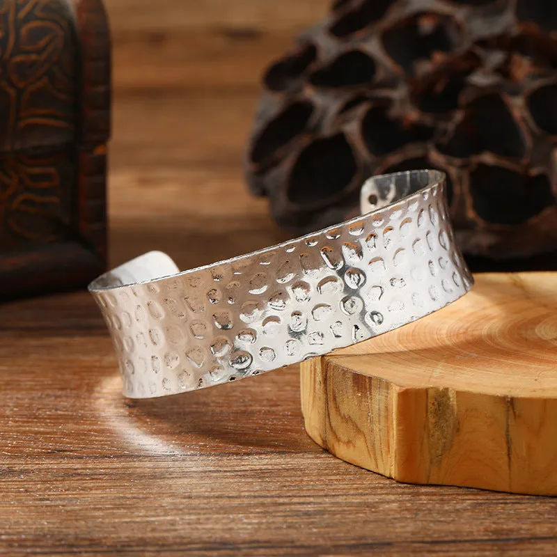 Wholesale Retro metal wide open personality ethnic style silver exotic middle and ancient accessories