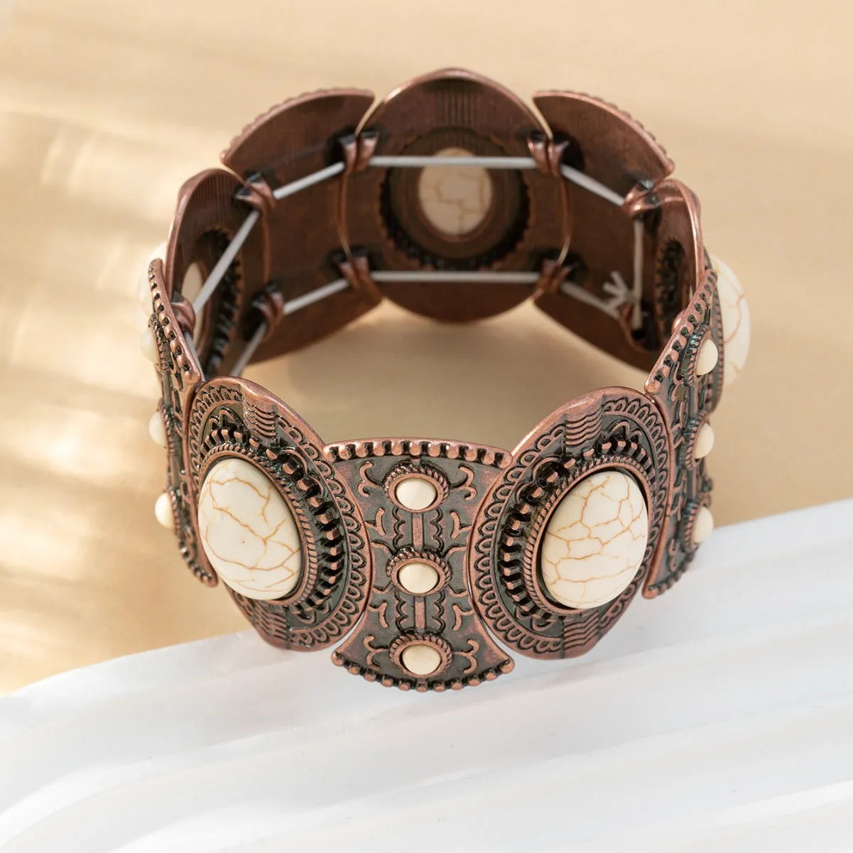 Wholesale Retro Personalized Bohemian Ethnic Turquoise Bracelet