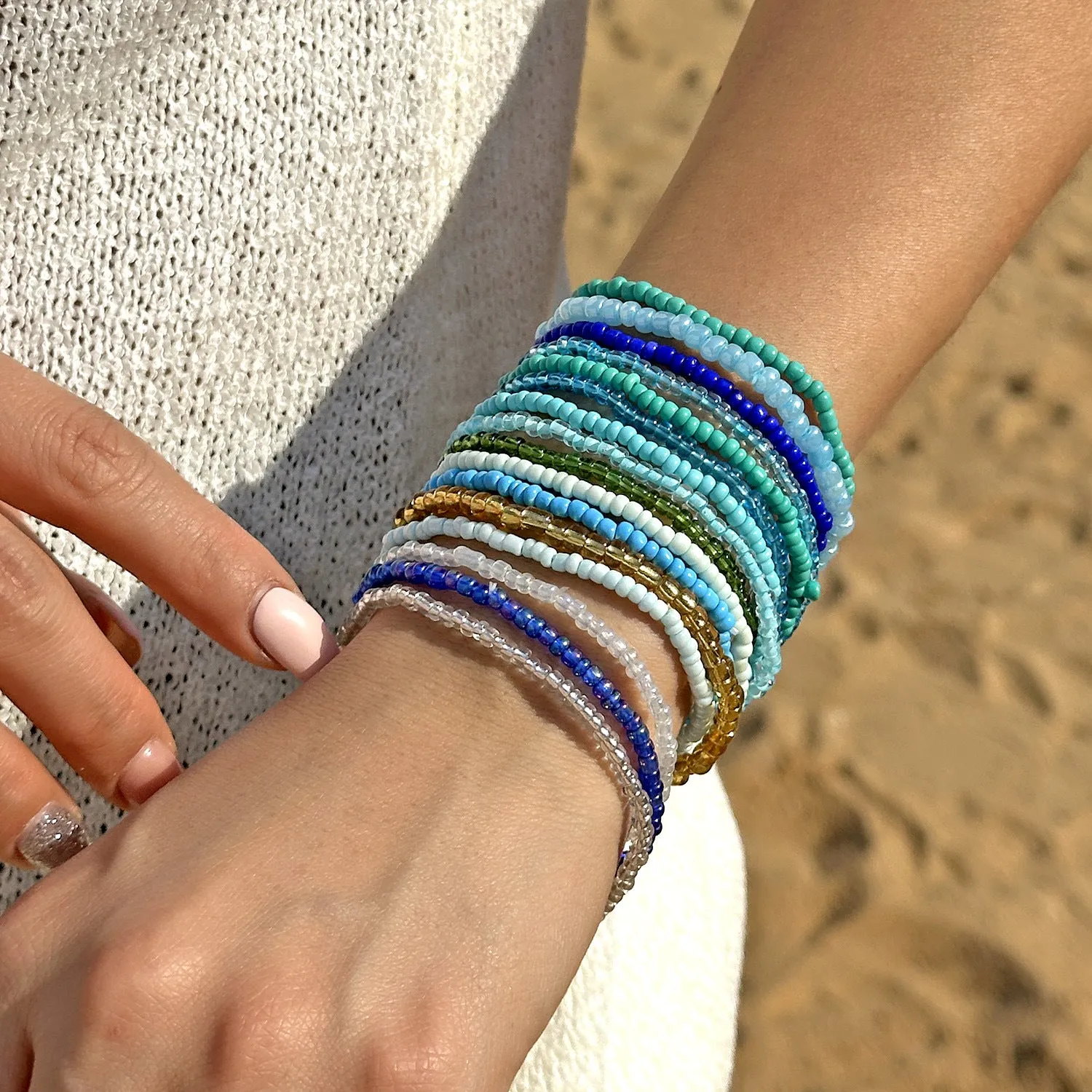 Wholesale Rice Bead Bracelet Set