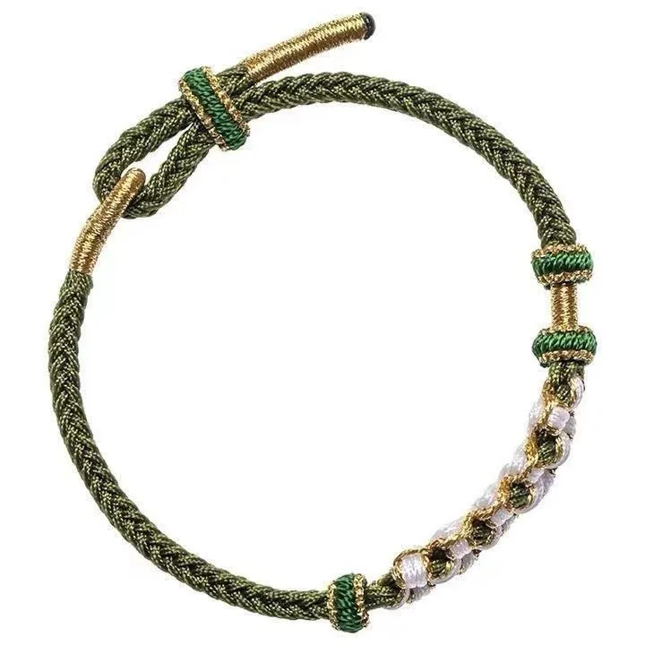 Wholesale Rope Woven Peach Blossom Knot Bracelets
