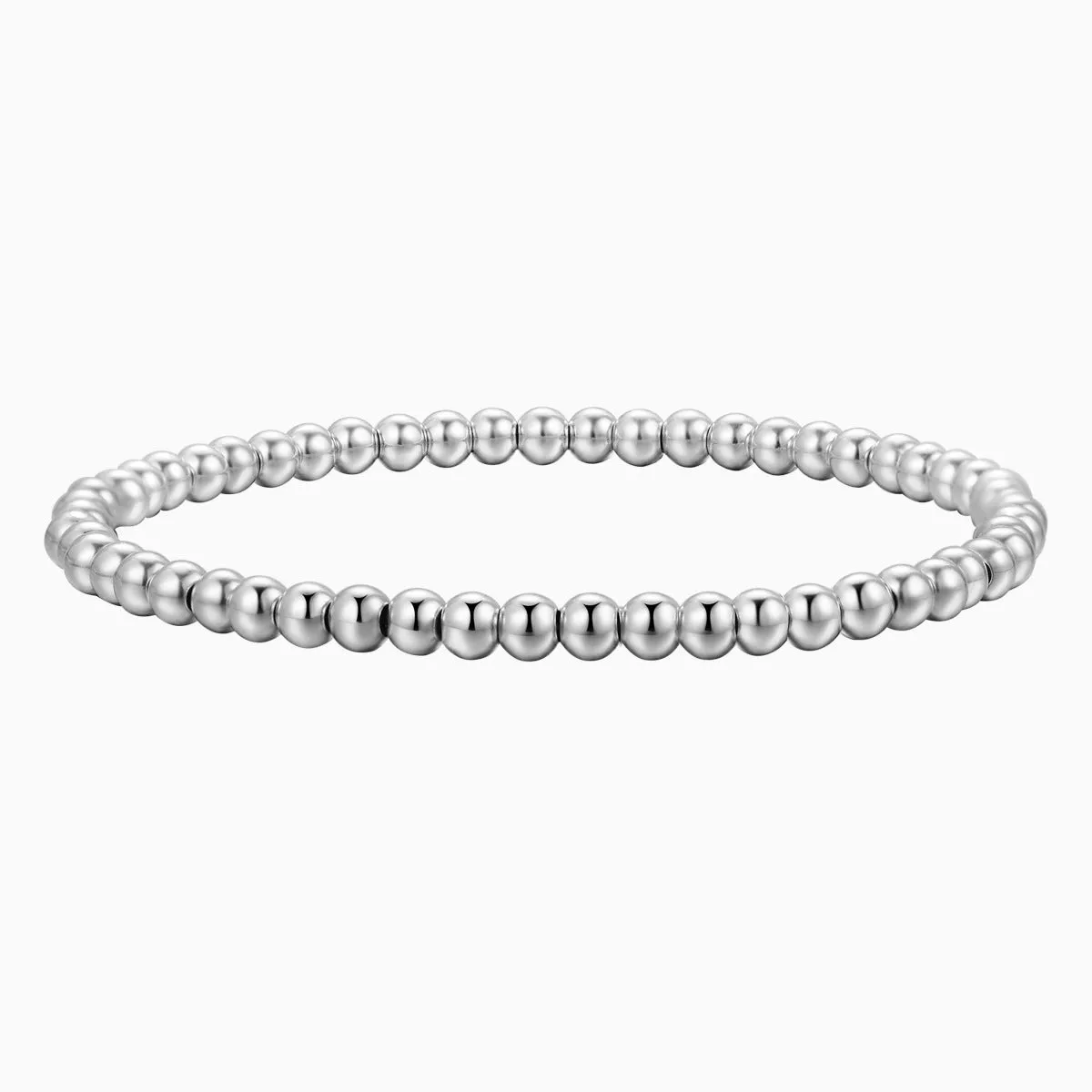 Wholesale Round Bead Elastic Plastic Beaded Bracelets