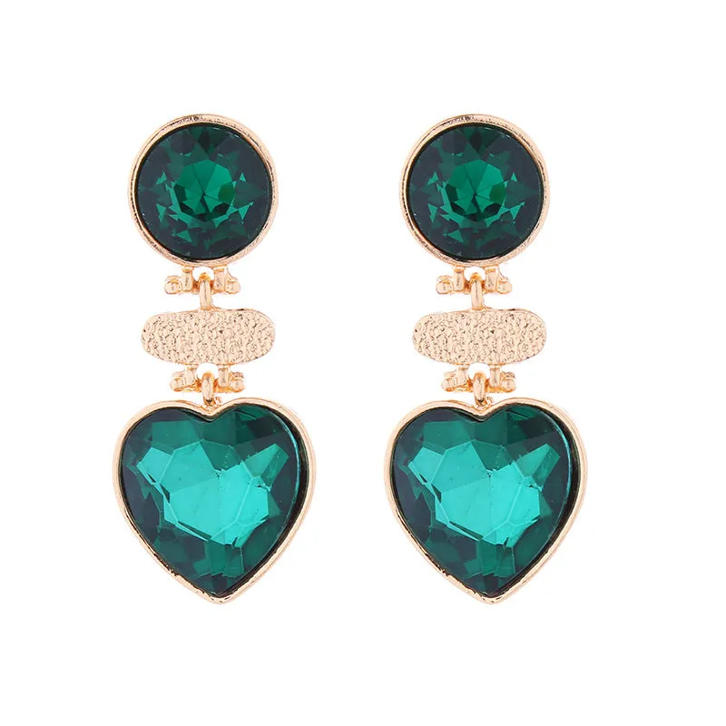 Wholesale Round Love Multi-layer Vintage Earrings