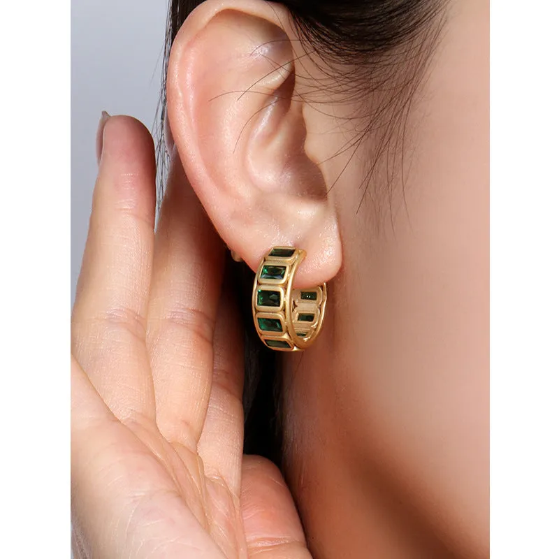 Wholesale Round Nano Vintage Earrings