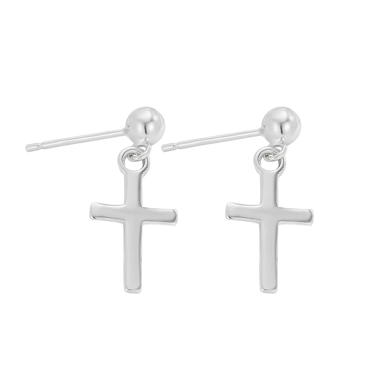 Wholesale S925 Cross Sterling Silver Earrings