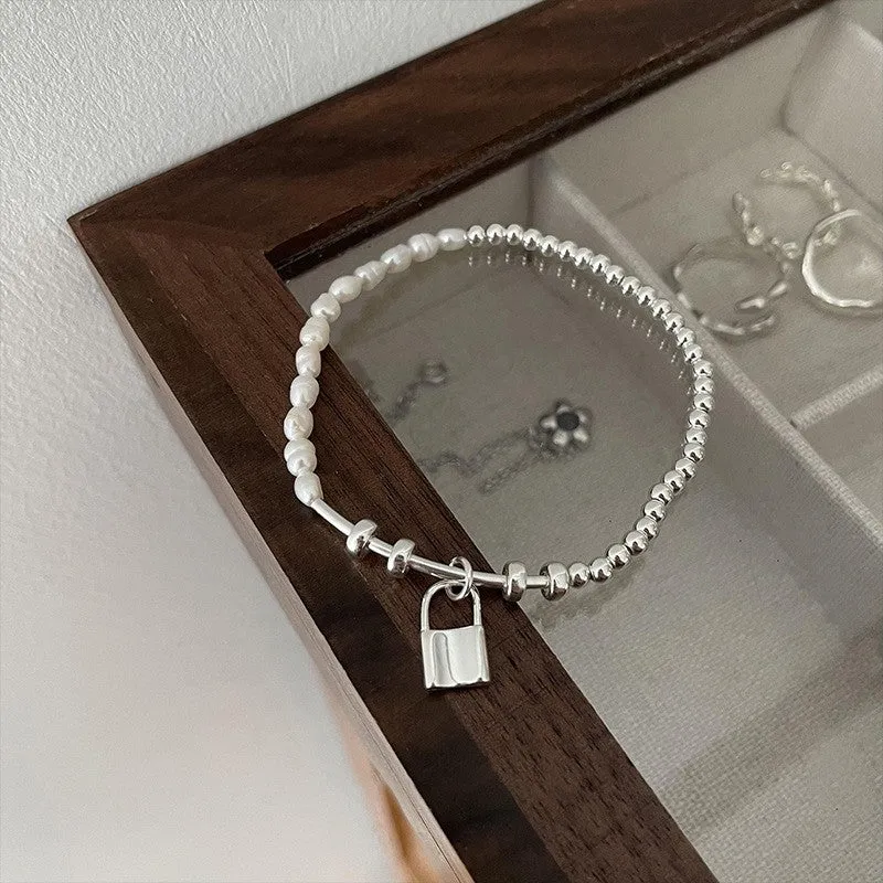 Wholesale S925 Silver Color Smiley Face Ball Bead Bracelet