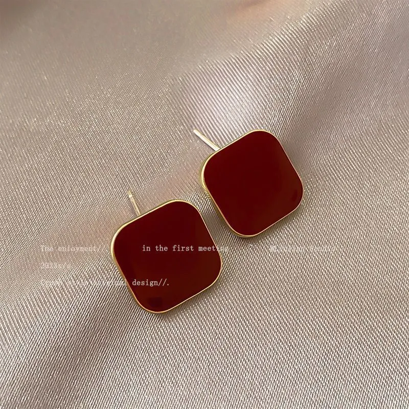 Wholesale s925 silver needle niche high-end female temperament earrings