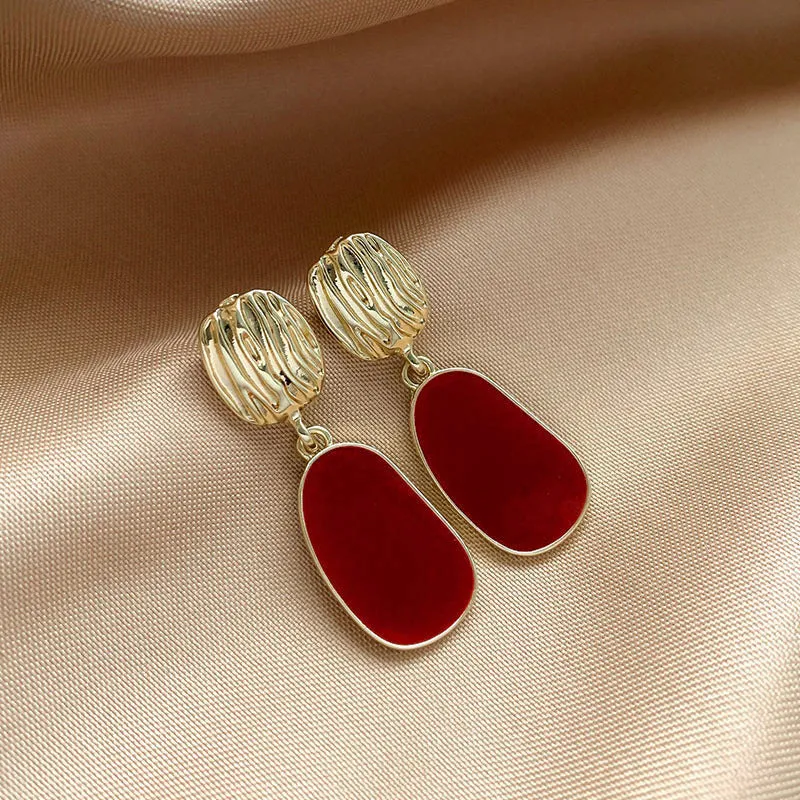 Wholesale s925 silver needle niche high-end female temperament earrings