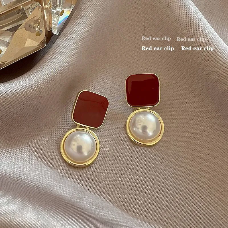 Wholesale s925 silver needle niche high-end female temperament earrings