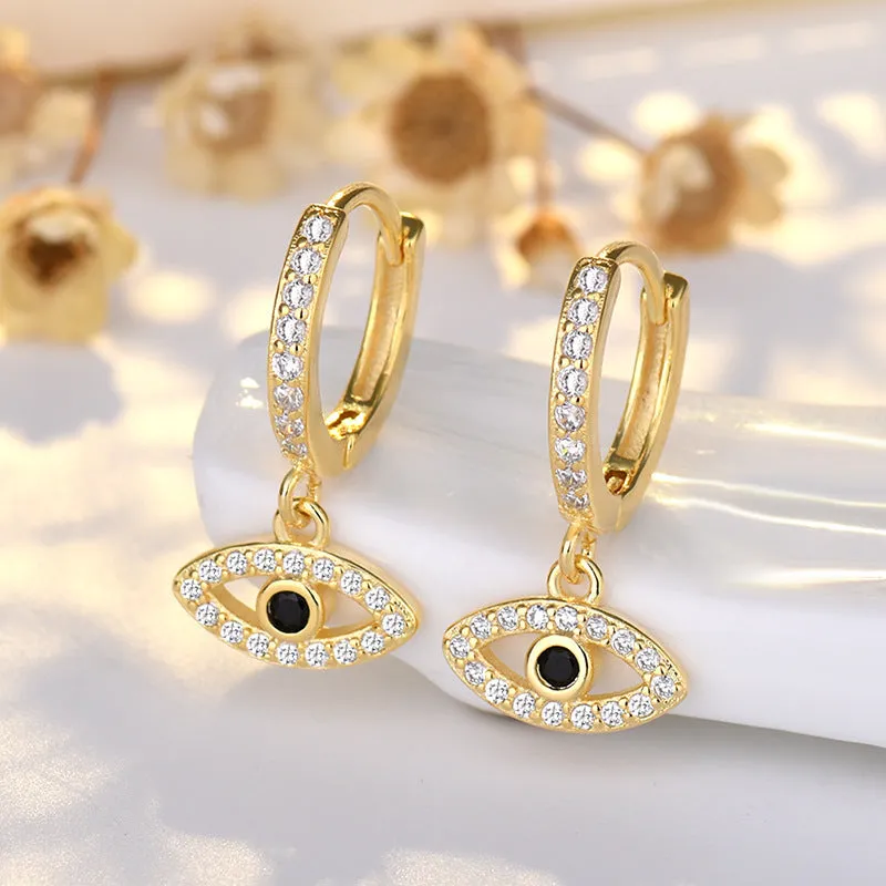 Wholesale S925 Sterling Silver Heart Shaped Diamond Flower Earrings