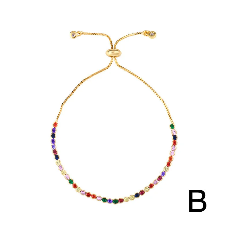 Wholesale Shell Zircon Copper Bracelets