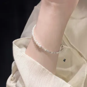 Wholesale Silver pearl bracelet for girls