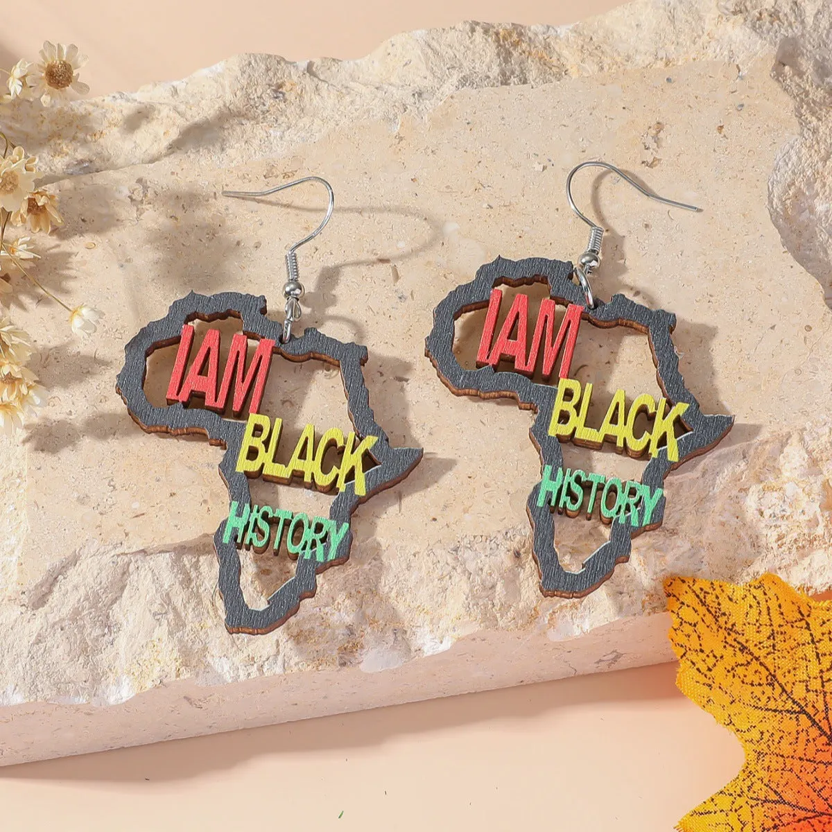 Wholesale Simple Wooden All-match Earrings