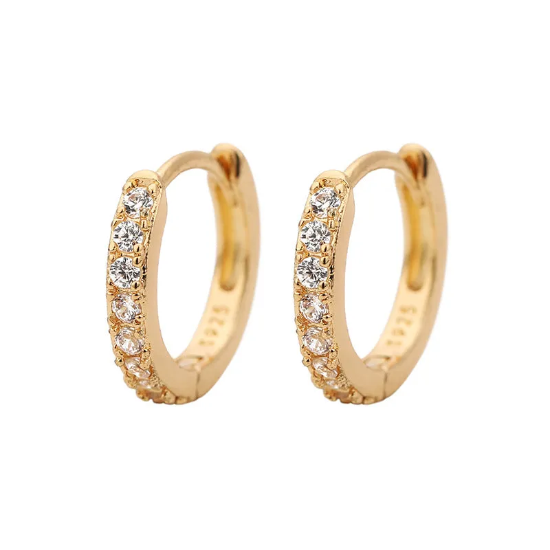 Wholesale Single Sided Diamond Earrings