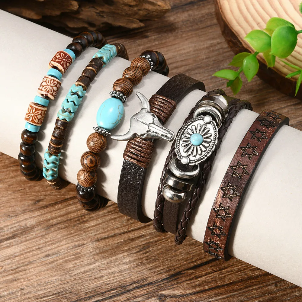 Wholesale Skull Bull Head Zinc Alloy Bracelet