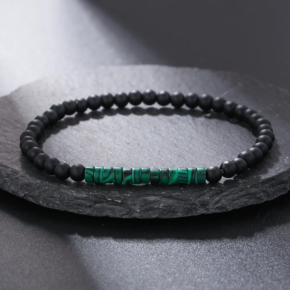 Wholesale Skull Retro Style Turquoise Wood Beads Coconut Shell Bracelet