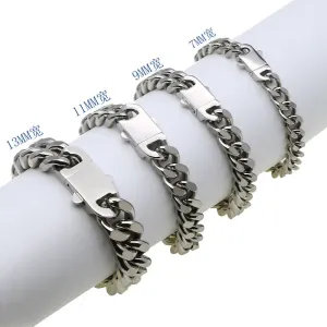 Wholesale Stainless steel and titanium bracelet