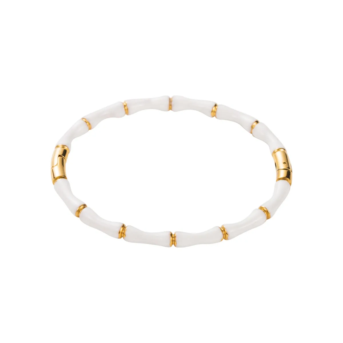 Wholesale Stainless Steel Bamboo Closed Bracelet