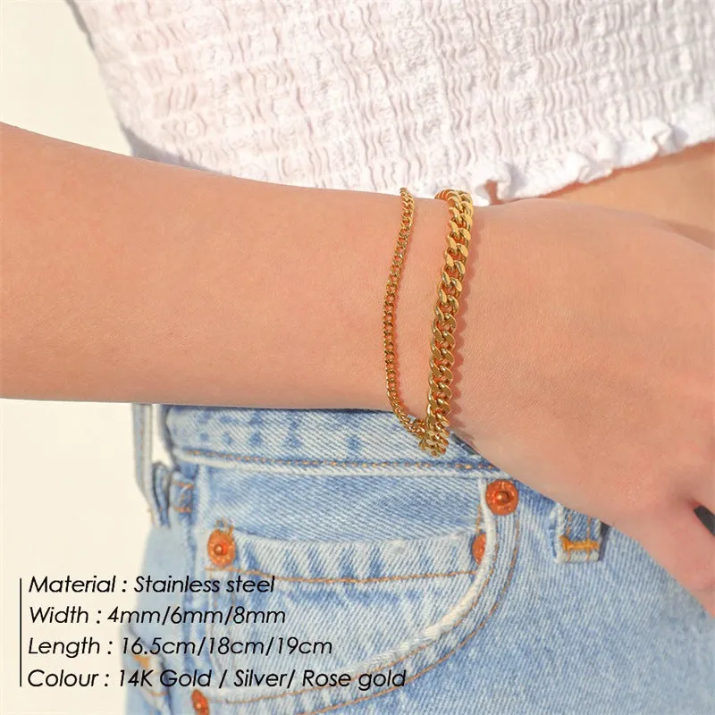 Wholesale Stainless Steel Cuban Bracelets