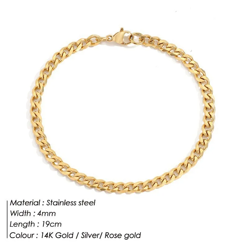 Wholesale Stainless Steel Cuban Bracelets