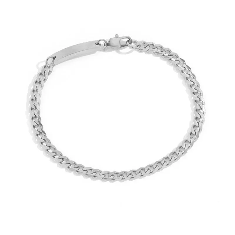 Wholesale Stainless Steel Gold Plated Fashion Cuban Bracelet
