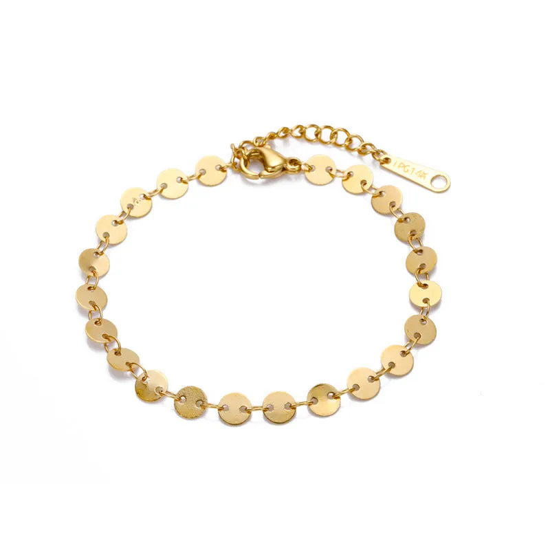 Wholesale Stainless Steel Round Bracelet Set