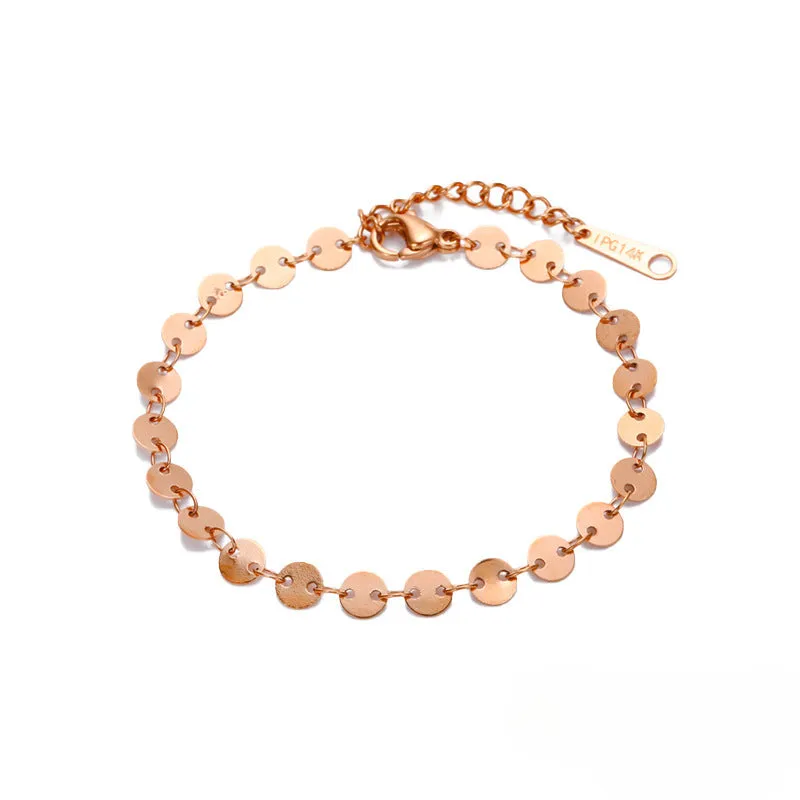 Wholesale Stainless Steel Round Bracelet Set