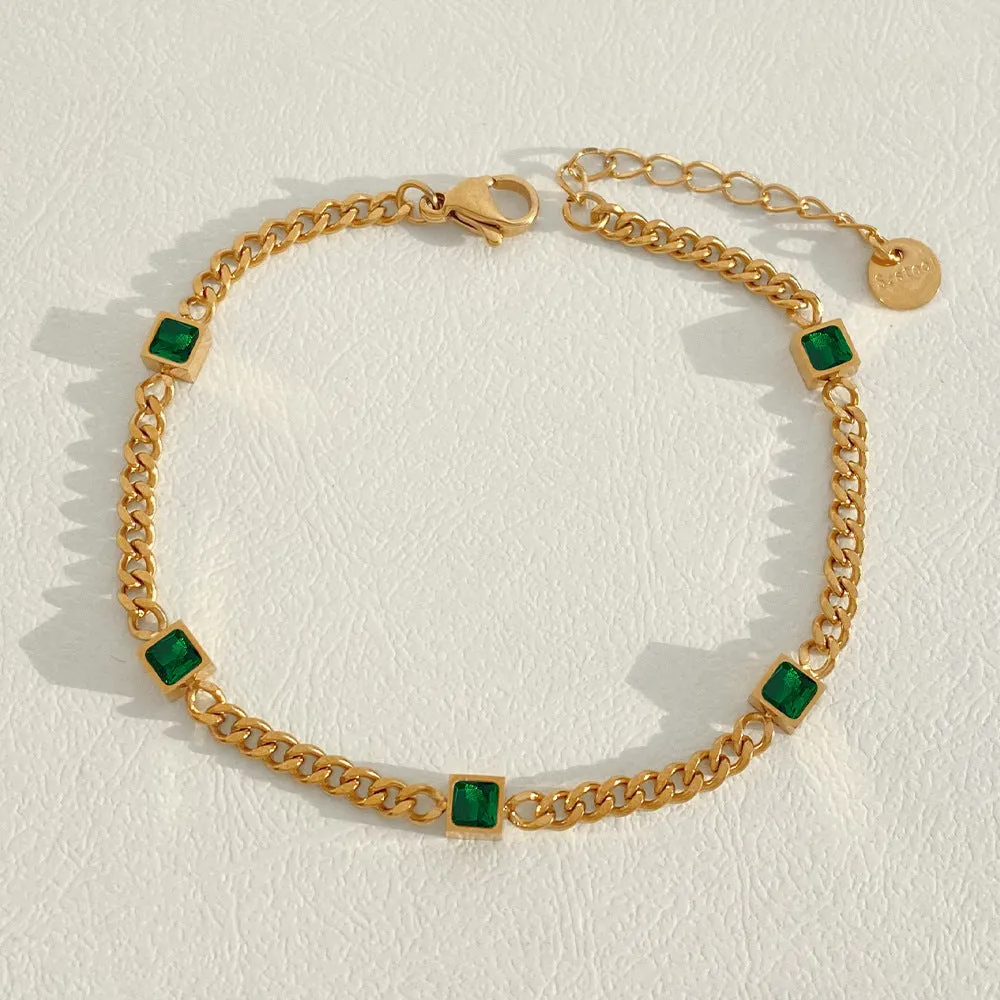 Wholesale Stainless Steel Stacked Electroplated Bracelets
