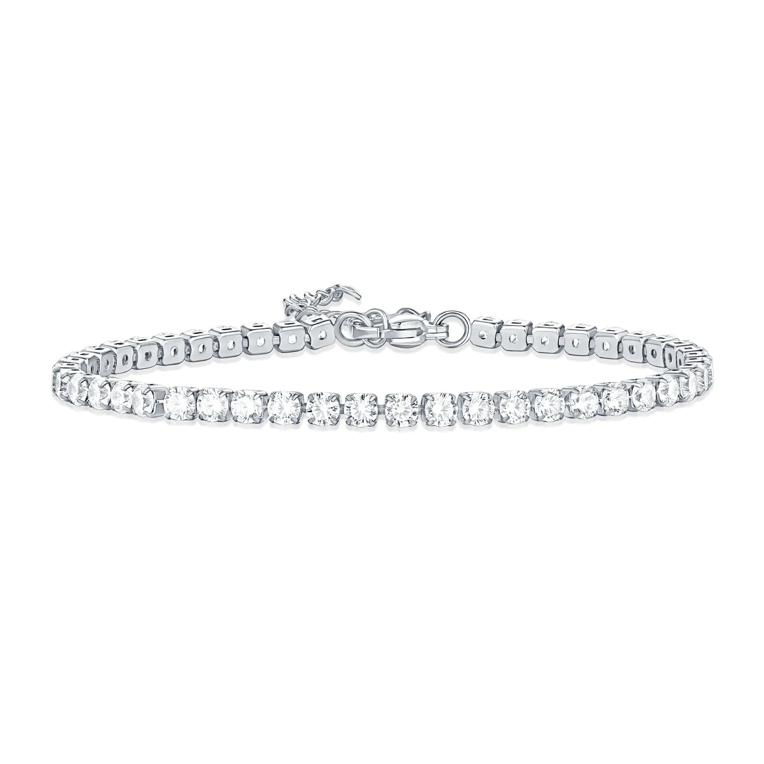 Wholesale Stainless Steel Zirconia Stone Claw Chain Bracelet