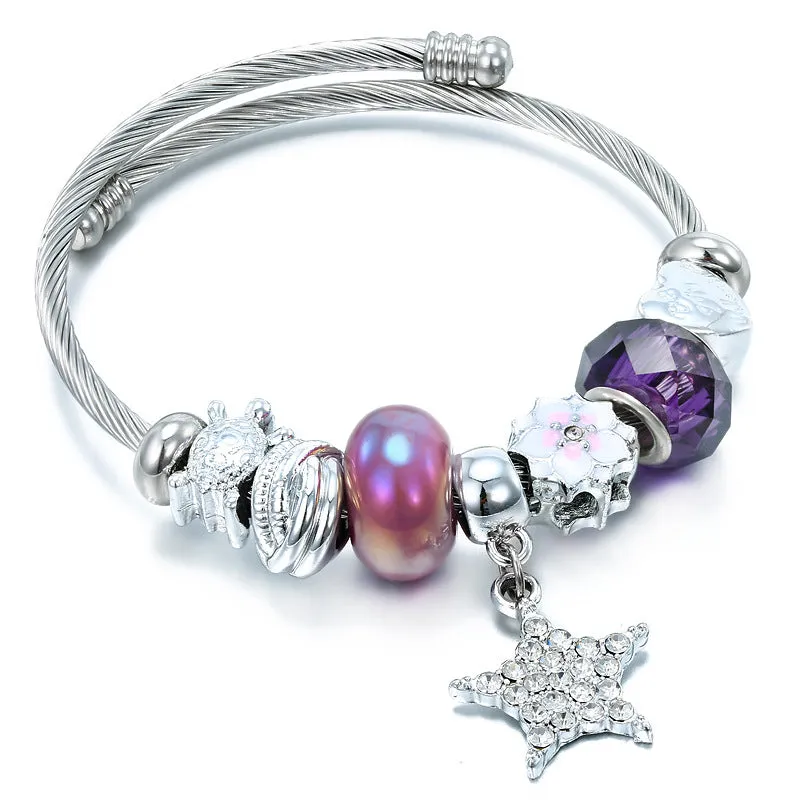 Wholesale Starfish Turtle Titanium Steel Bracelets