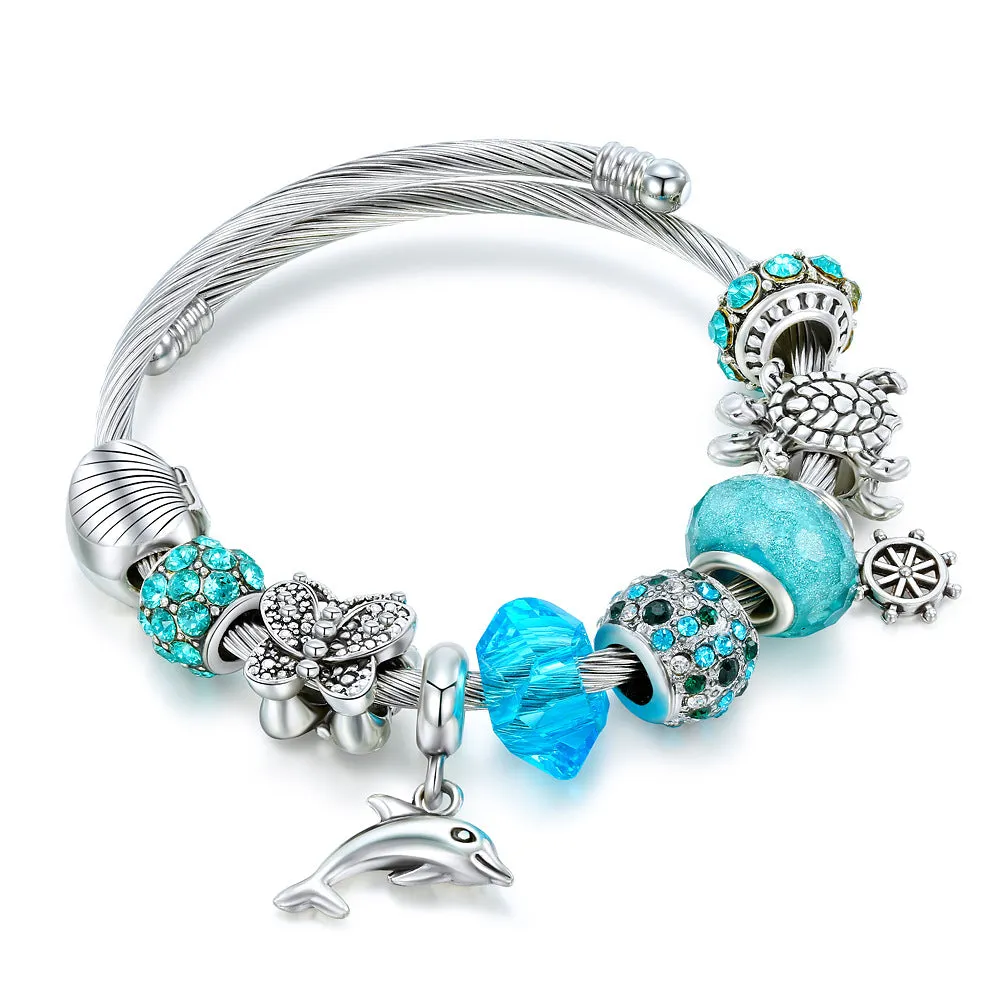 Wholesale Starfish Turtle Titanium Steel Bracelets