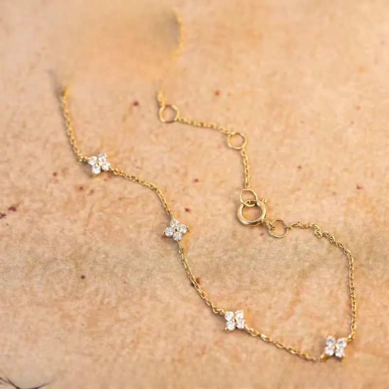 Wholesale sterling silver bracelet zircon jewelry