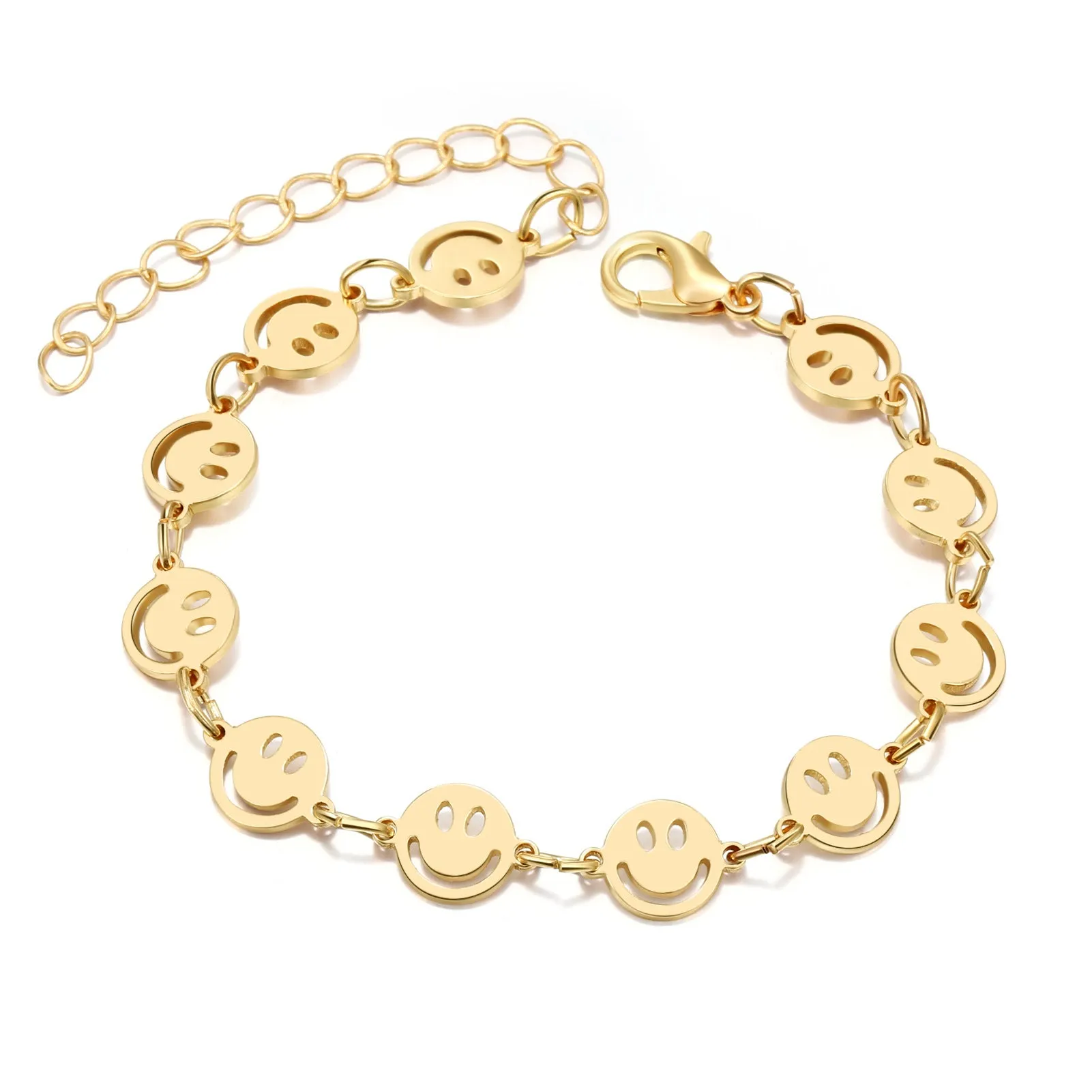 Wholesale Summer Beach Jewelry Smiley Face Bracelet