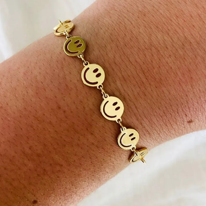 Wholesale Summer Beach Jewelry Smiley Face Bracelet