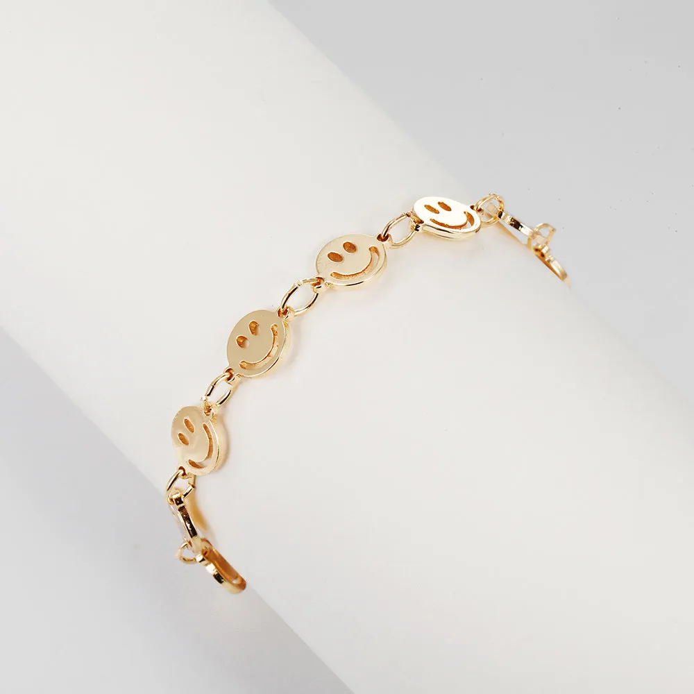 Wholesale Summer Beach Jewelry Smiley Face Bracelet