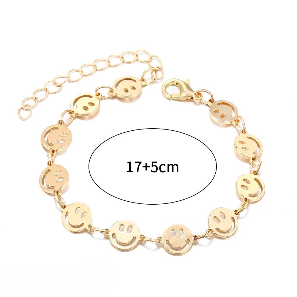 Wholesale Summer Beach Jewelry Smiley Face Bracelet
