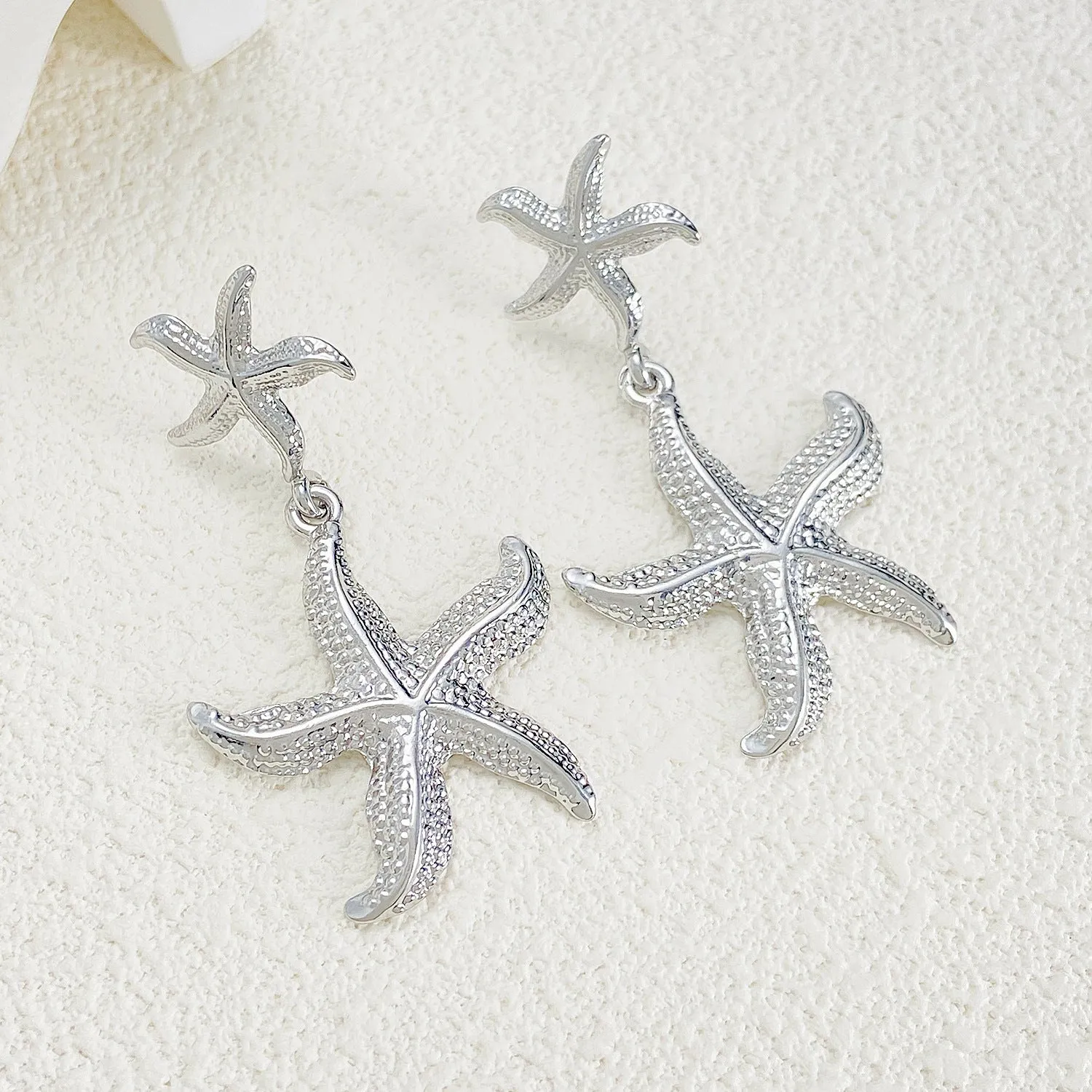 Wholesale Summer Retro Ocean Earrings Starfish Pendant