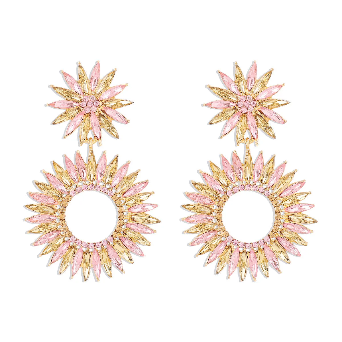 Wholesale Super Sparkling Diamond Earrings