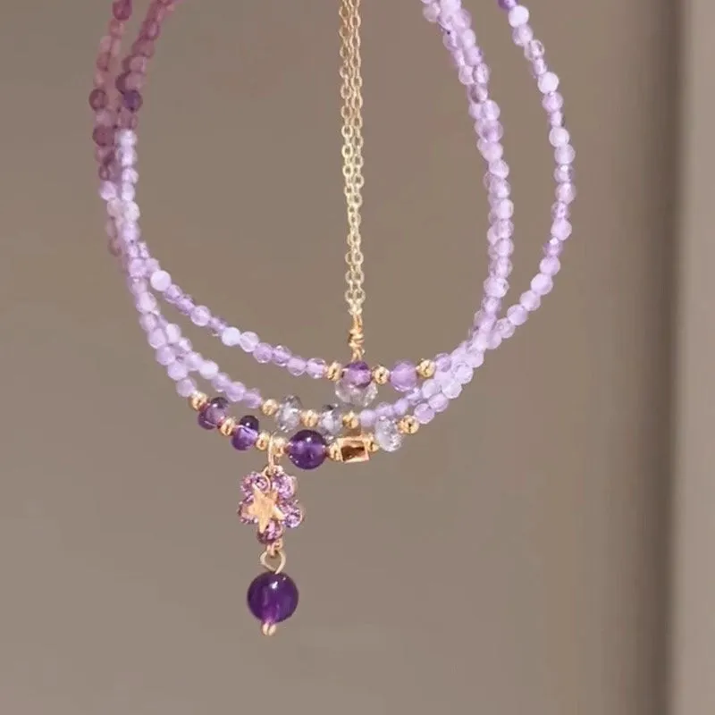 Wholesale Sweet Amethyst Stacking Bracelet