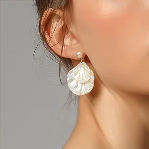 Wholesale Sweet Pearl Shell Earrings