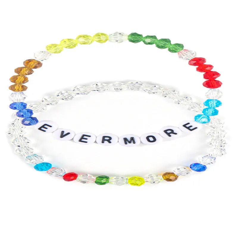 Wholesale Taylor English Name Crystal Bead Bracelet