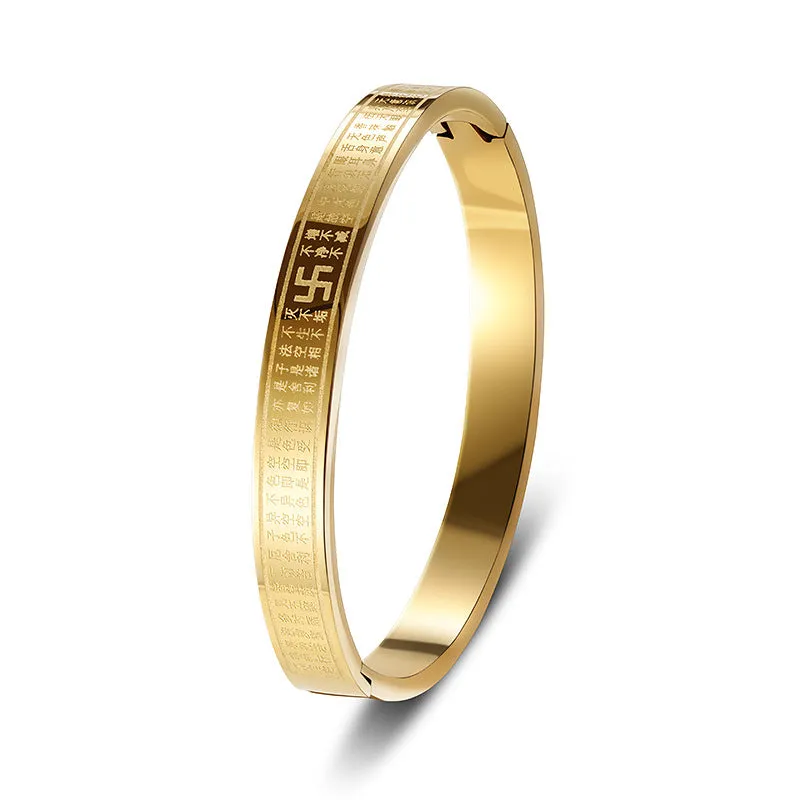 Wholesale Titanium Steel 12 Zodiac Guardian God Non Fading Bracelet