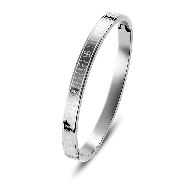 Wholesale Titanium Steel 12 Zodiac Guardian God Non Fading Bracelet