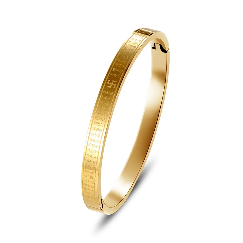 Wholesale Titanium Steel 12 Zodiac Guardian God Non Fading Bracelet