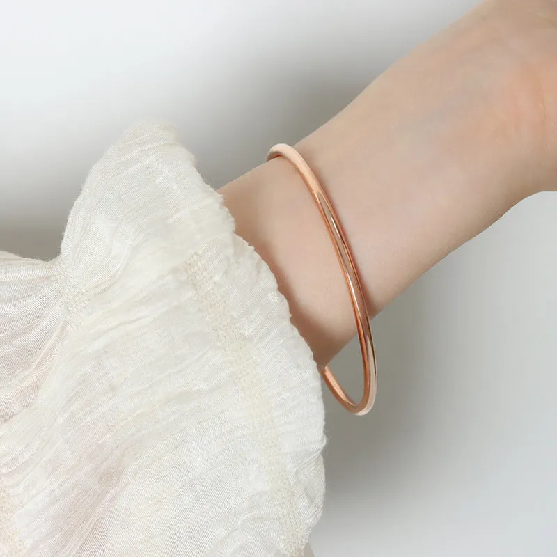Wholesale Titanium Steel Gold Plated Ring Bracelet