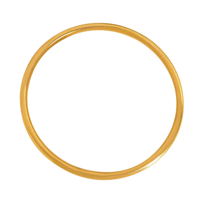 Wholesale Titanium Steel Gold Plated Ring Bracelet