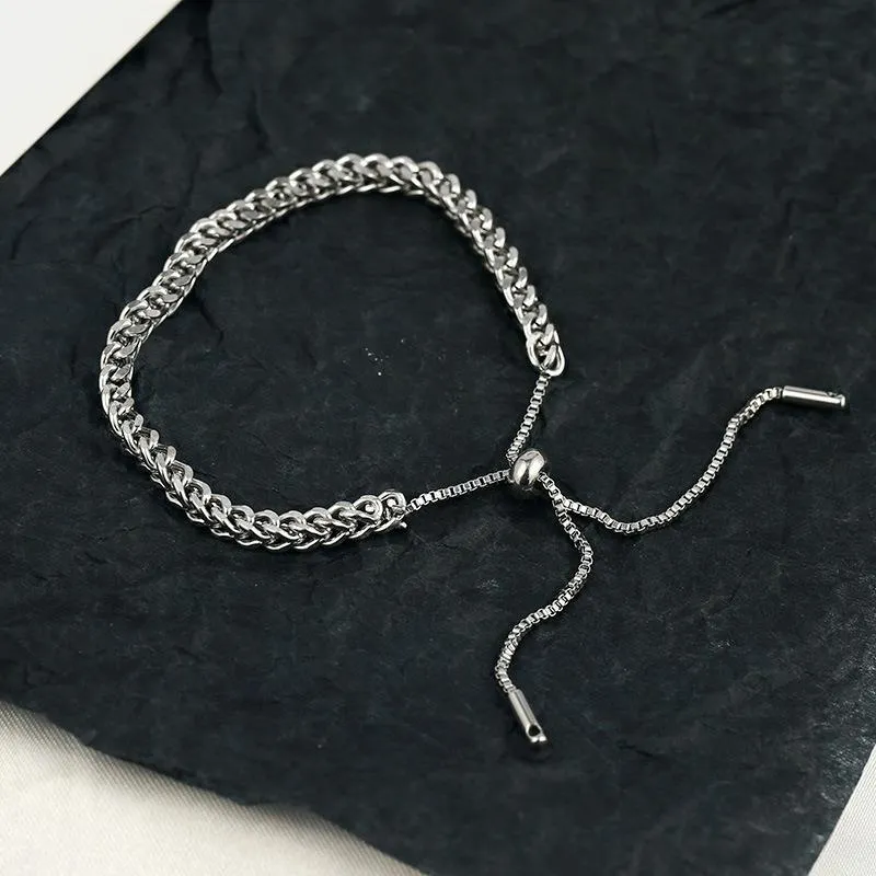 Wholesale Titanium steel golden wheat ear bracelet