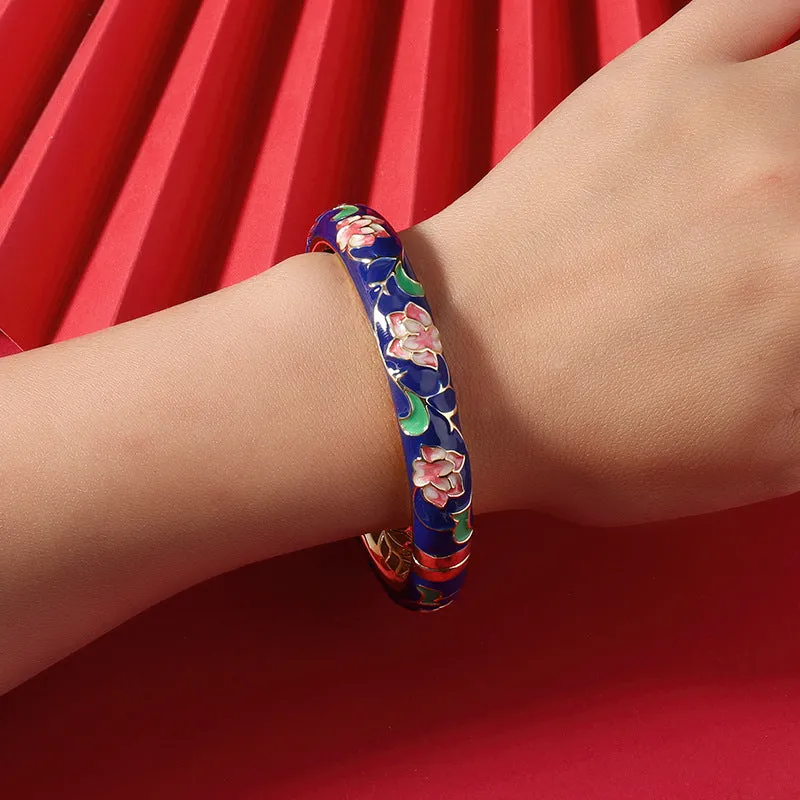 Wholesale Traditional Copper Cloisonne Bracelet