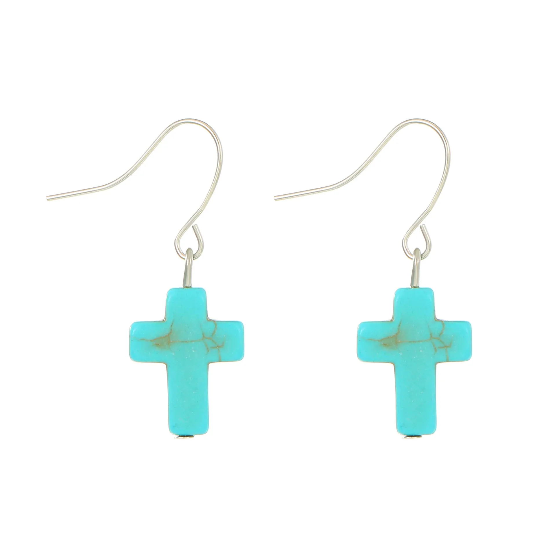 Wholesale Turquoise Vintage Pendant Bohemian Earrings