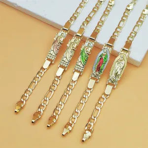 Wholesale Two color bracelet religious bracelet