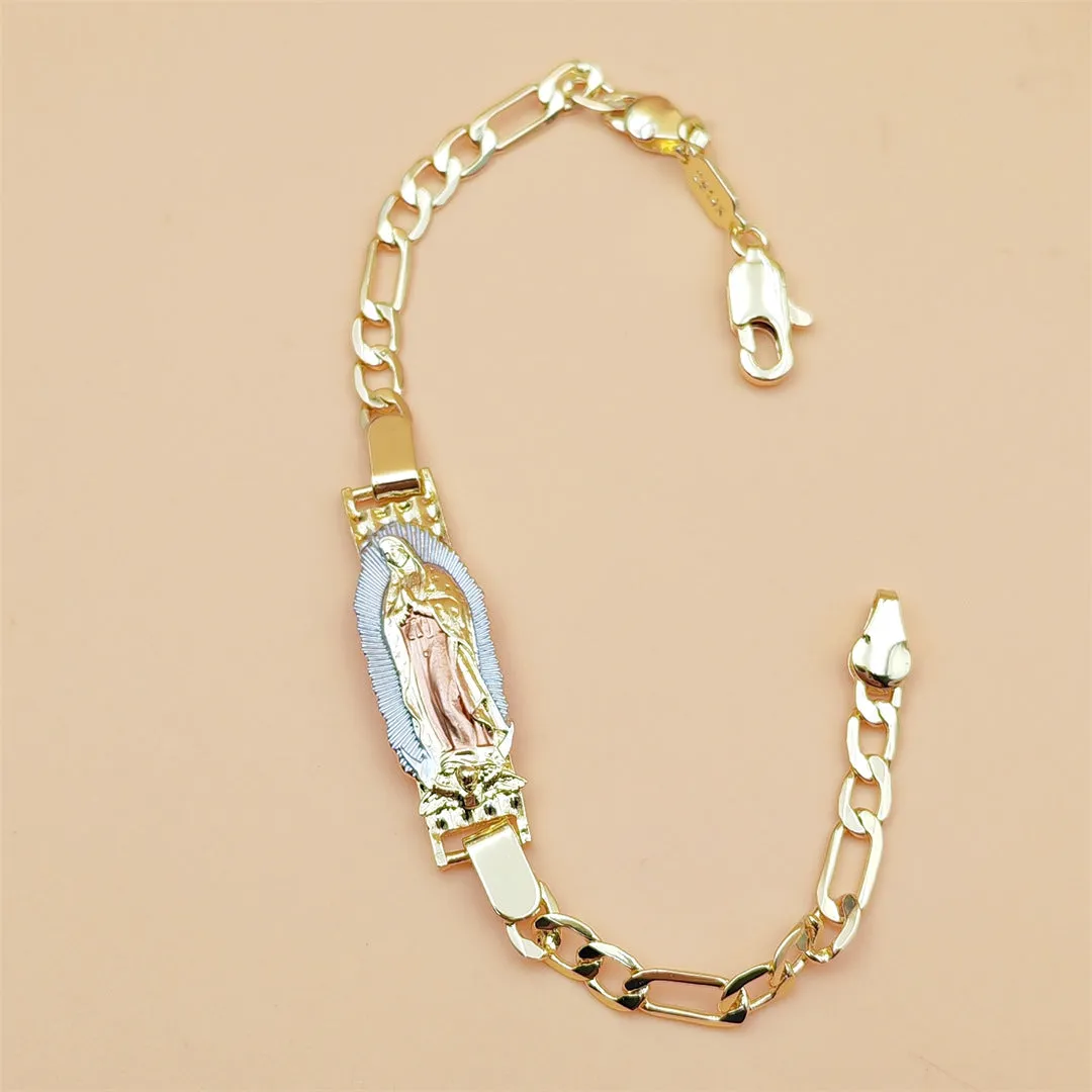 Wholesale Two color bracelet religious bracelet